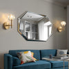 Ball Shaped Led Crystal Gold Postmodern Wall Lamp