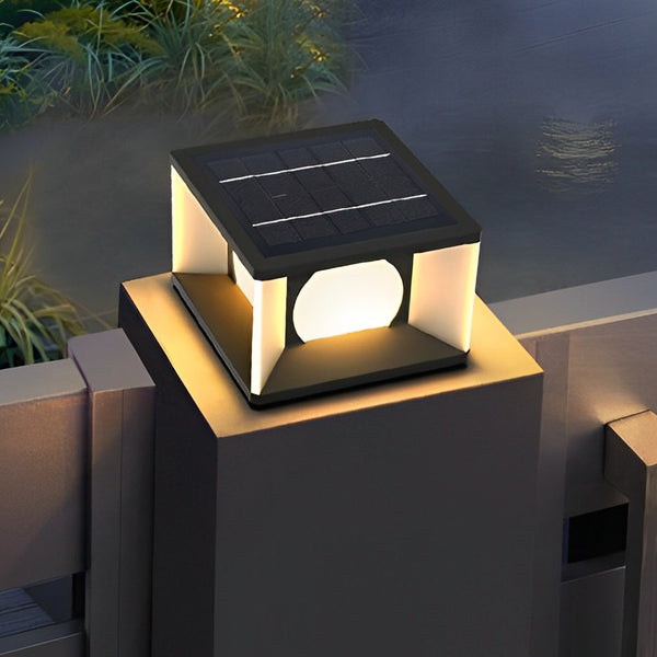 Square Modern Solar Post Caps Lights Li002118