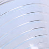 1 Light Round Solar Led Outdoor Lamp Post In Black