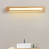 Rectangular Wood Waterproof Led Nordic Wall Lamp