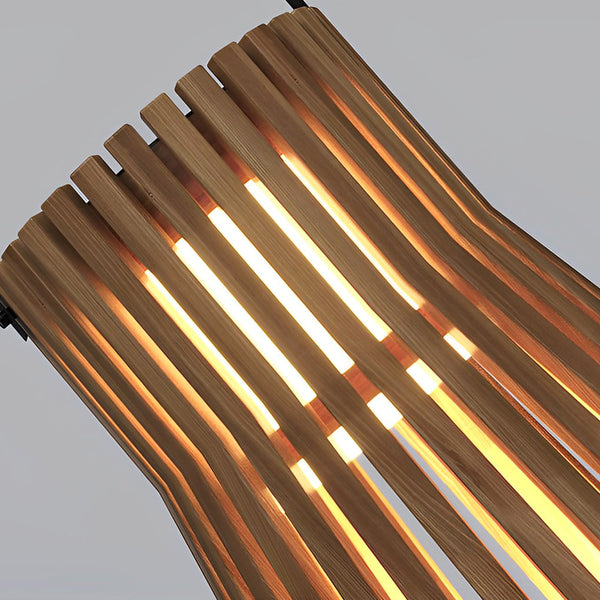 Portable Wood Led Garden Lights Ha076289