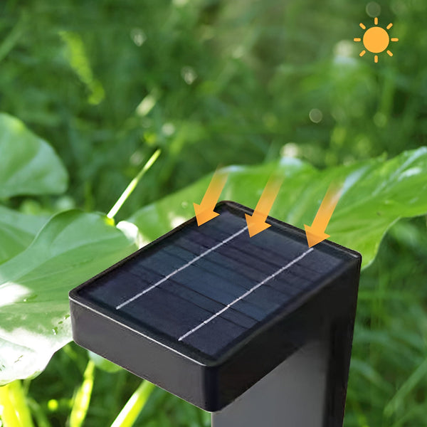 Waterproof Dusk To Dawn Sensor Led Modern Outdoor Solar Path Walk Lights Landscape Lights