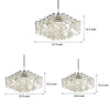 Seashell Discs Chandelier 39 4 Chain Length Pendant Lights