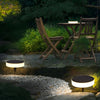Waterproof Led Outdoor Ground Lawn Deck Recessed Solar Disk Lights Landscape Lighting