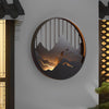 Round Outdoor Wall Sconce Li002418