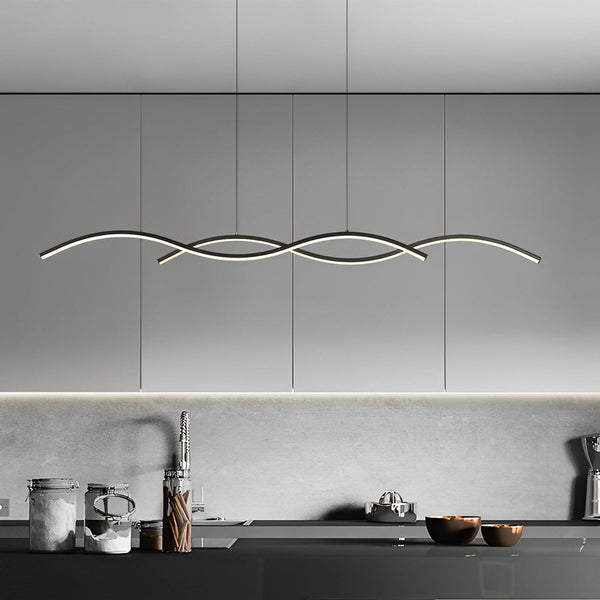 Wavy Lines Kitchen Ceiling Lamp Ha082788
