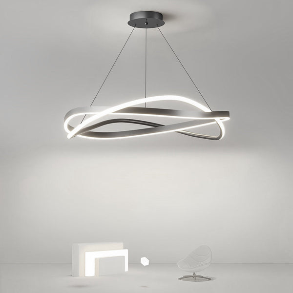 Circular Wave Nordic Chandelier Ha082328