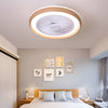 Round Ultra Thin Mute Led Bladeless Ceiling Fan