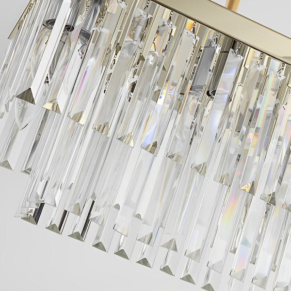 Rectangular Crystal Chandelier Ha087444