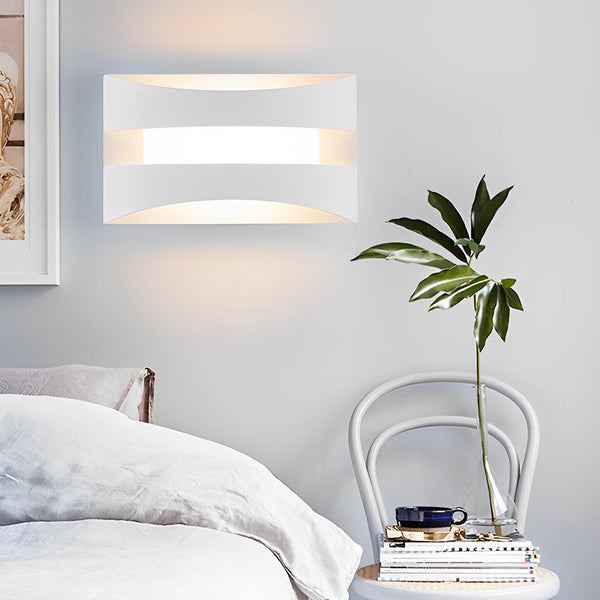 Rectangular Nordic Bedside Wall Sconce Ha080853