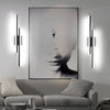 Modern 2 Light Linear Led Wall Lamp With 3 Step Dimming Black Gold Wall Sconce
