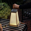Square Portable Solar Outdoor Lantern Ha085030