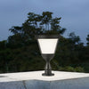 Round Modern Solar Fence Post Light Ha076261