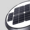 1 Light Black Outdoor Led Solar Lamp Post And Pole Street Light