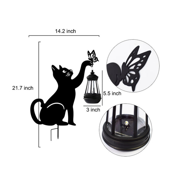 Iron Waterproof Black Solar Lights Li002674