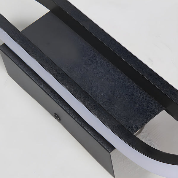 Minimalist Long Strip Aluminum Led Black Nordic Wall Lights Indoor