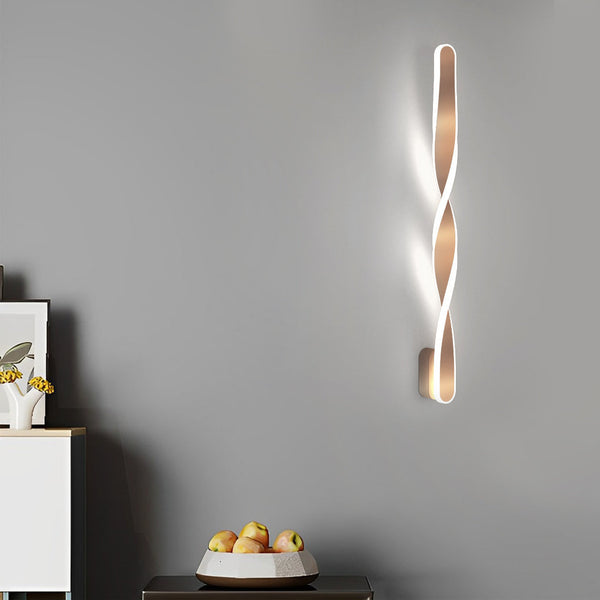 Spiral Long Strip Wall Sconce Lighting Ha084380