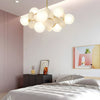 Nordic Chandelier Multicolored Board Art Branch Style Pendant Lights