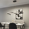 Creative Waves Electroplating Modern Chandelier Li002169