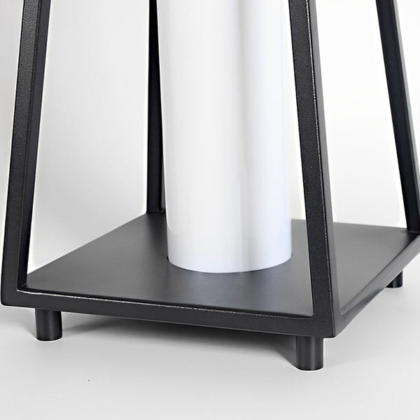 Portable Black Outdoor Floor Lamp Ha080001