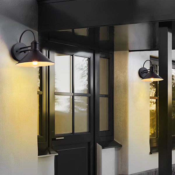 Conical Industrial Style Outdoor Wall Lamp Ha076375