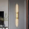 Long Strips Grille Iron Acrylic Simple Modern Led Wall Light Fixture