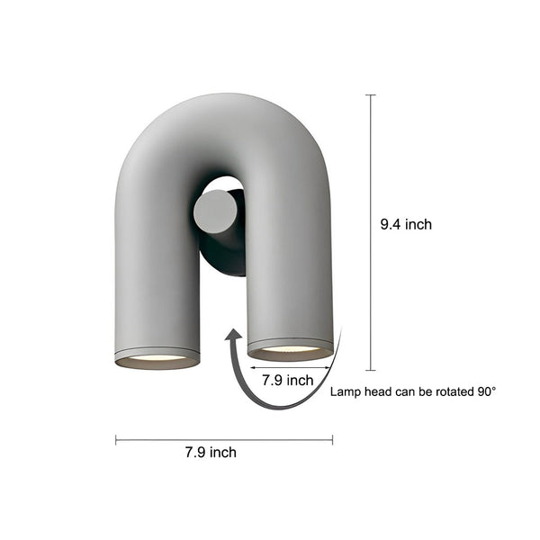 Rotatable U Shaped Wall Sconce Ha098589