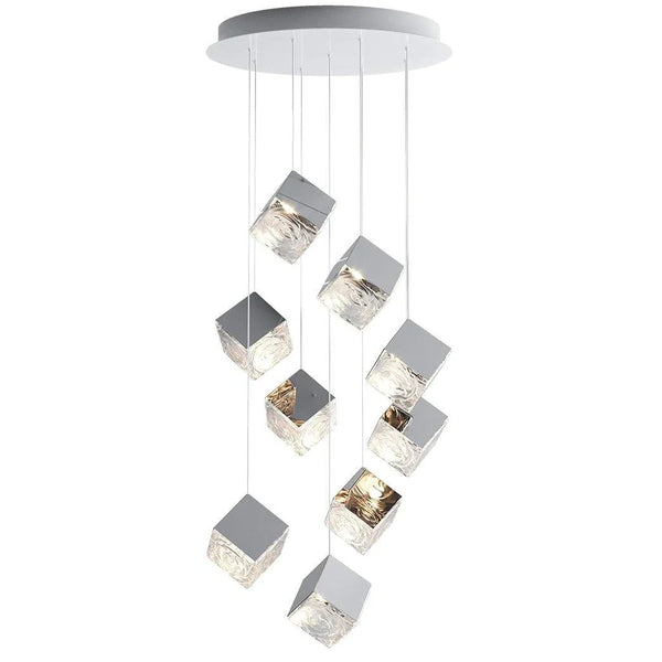 Pyrite chandelier