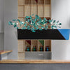 acrylic-ginkgo-leaf-chandelier