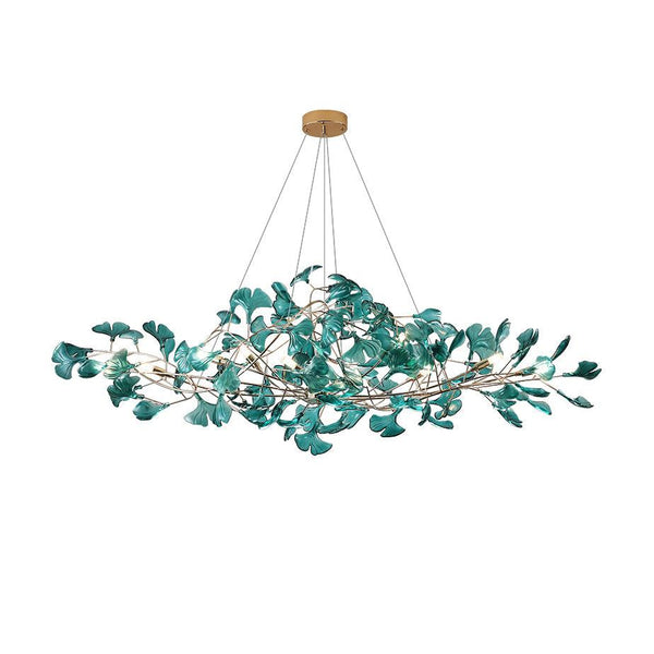 acrylic-ginkgo-leaf-chandelier
