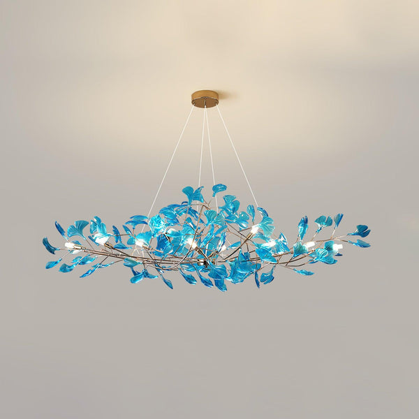 acrylic-ginkgo-leaf-chandelier