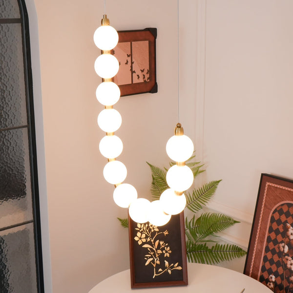 Pearl Necklace Chandelier
