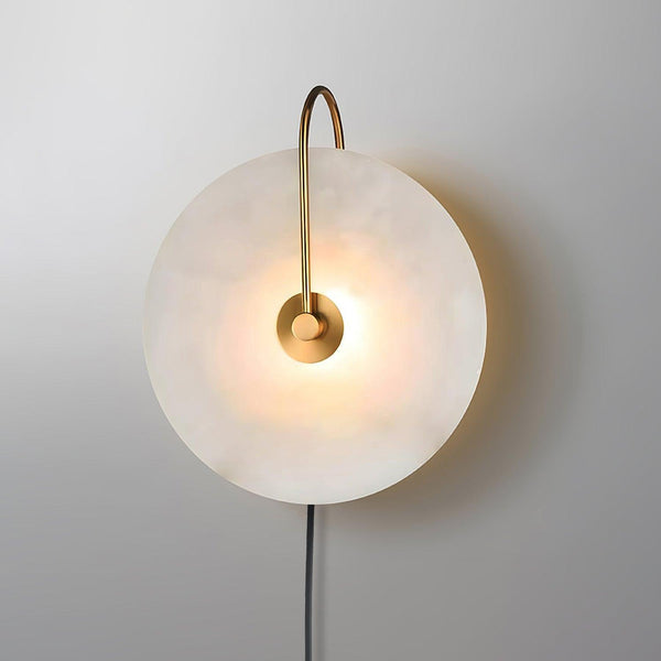 Alabaster Led Plug In Wall Lamp