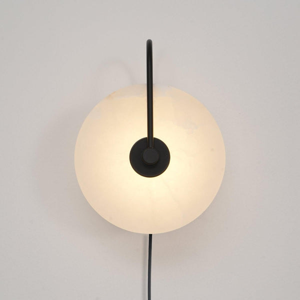 Alabaster Led Plug In Wall Lamp