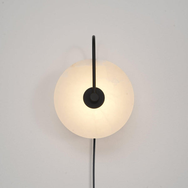 Alabaster Led Plug In Wall Lamp