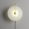 Alabaster Led Plug In Wall Lamp