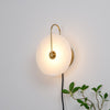 Alabaster Led Plug In Wall Lamp