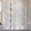 Alabaster Orb Vertical Wall Sconce