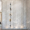 Alabaster Orb Vertical Wall Sconce