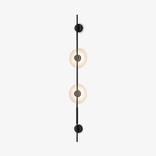 Alabaster Vertical Plug In Wall Sconce