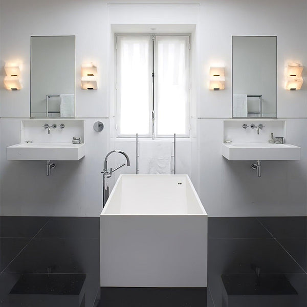 Alabaster Staircase Wall Lamp