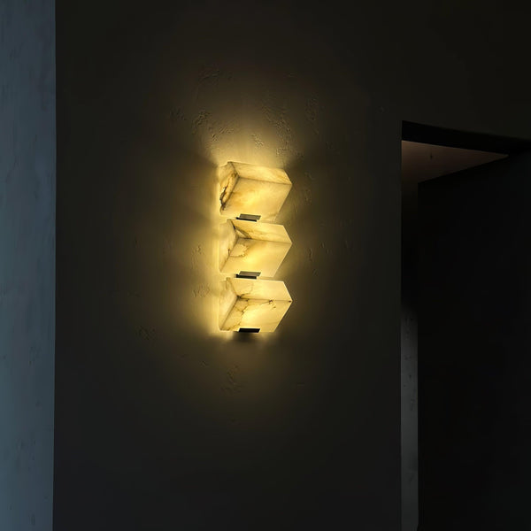 Alabaster Staircase Wall Lamp