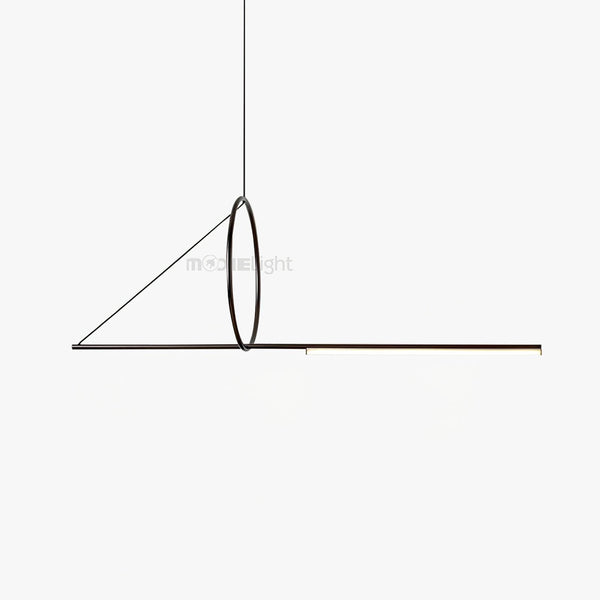 Angled Linear Pendant Light