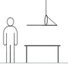Angled Linear Pendant Light