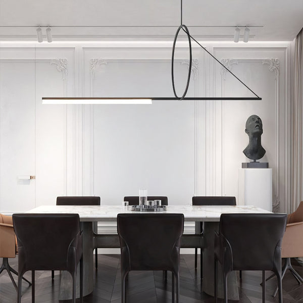 Angled Linear Pendant Light