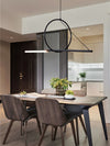 Angled Linear Pendant Light