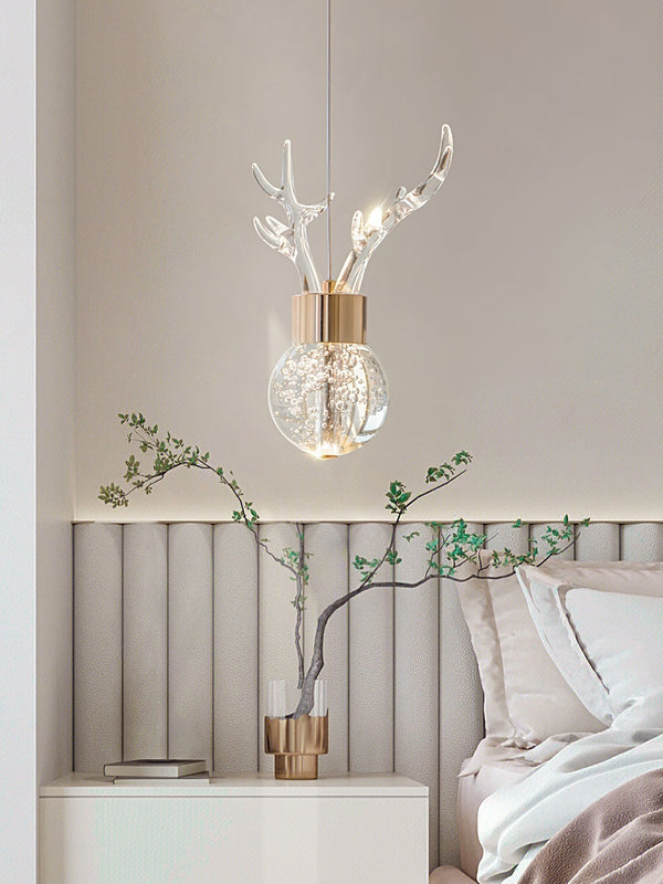 Antler Bubble Pendant Light