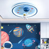 Astronaut Planet Ceiling Lamp