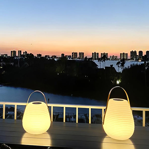 Beehive Solar Lantern Outdoor Lamp