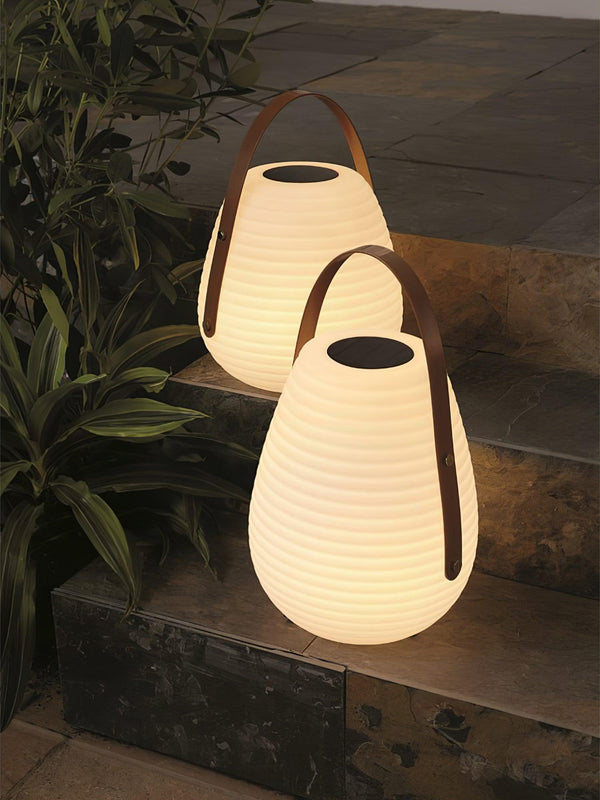 Beehive Solar Lantern Outdoor Lamp